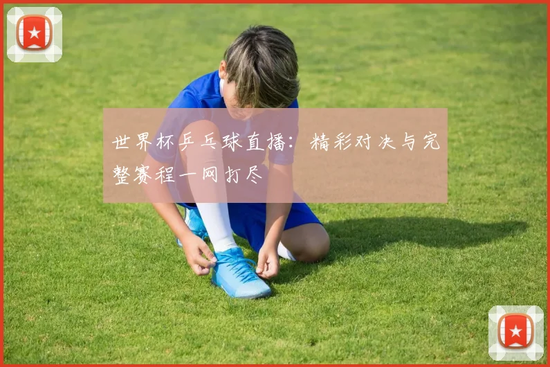 世界杯乒乓球直播：精彩对决与完整赛程一网打尽