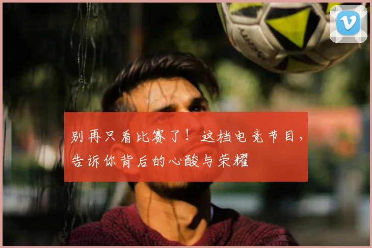 别再只看比赛了！这档电竞节目，告诉你背后的心酸与荣耀